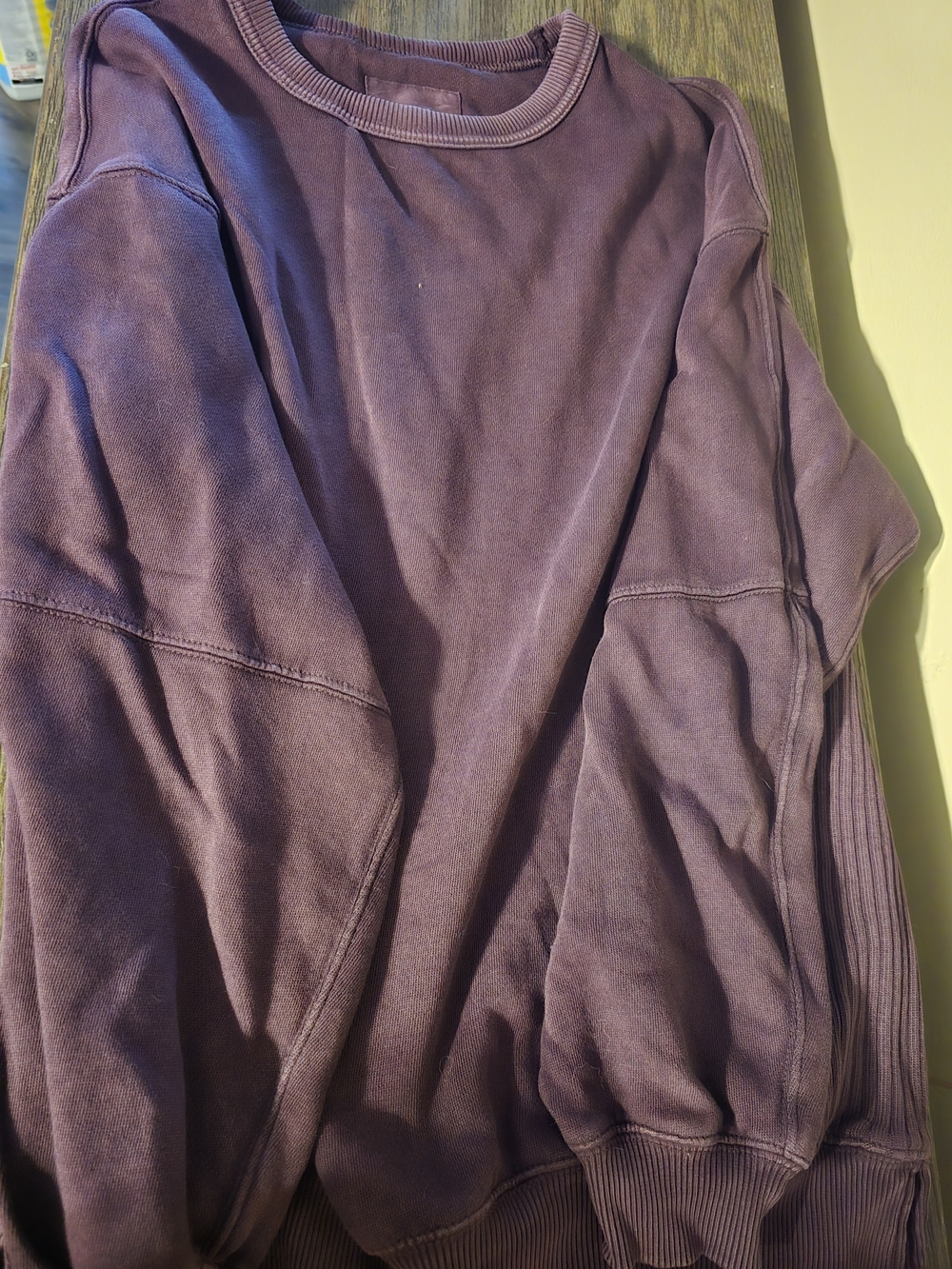 aerie Plum Purple Crewneck Sweatshirt